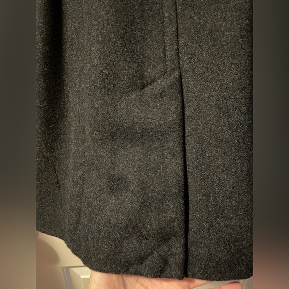 St. John’s Bay Ladies Large Charcoal Dress Coat - Picture 9 of 11